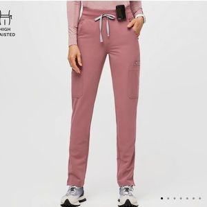 Mauve Figs high waisted Yola pants